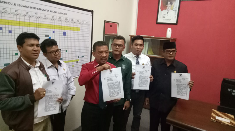 Unsur ketua DPRD dan Pansus Angket menunjukan surat perintah dari Bupati kepada pihak PT CM untuk menghentikan pembangunan pabrik. Namun surat tersebut terkesah dilecehkan oleh PT CM dan pembangunan tetap berjalan bahkan pabrik sudah beroperasi