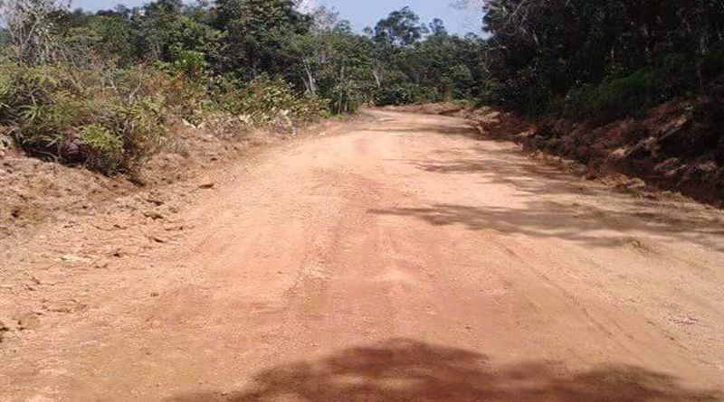 Ruas jalan alternatif yang telah dilakukan pembukaan di dekat eks Logpon milik PT 88 dan menembus simpang Lengkong juga sudah hampir selesai diperbaiki