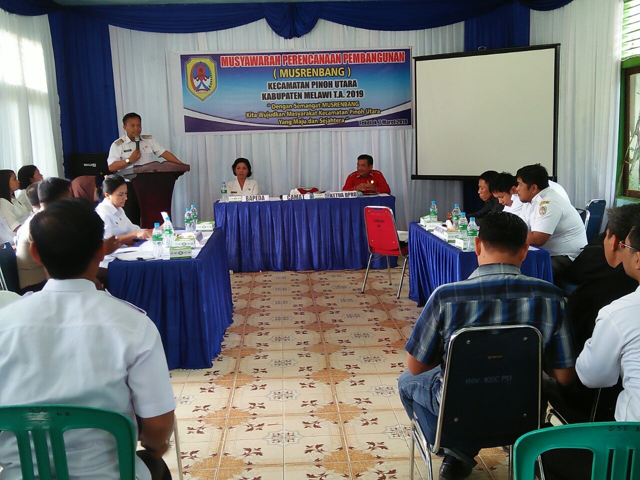  Pelaksanaan Musrenbang Kecamatan Pinoh Utara yang dilaksanakan di Aula Pertemuan Desa Kompas Raya--kalimantan-news.com