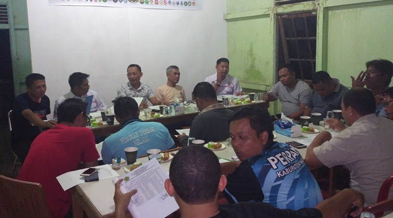 KONI saat melakukan Raker persiapan menghadapi Poprov ke XII