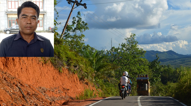  Kondisi Jalan Nanga Pinoh-Sayan yang membutuhkan rambu-rambu lalulintas