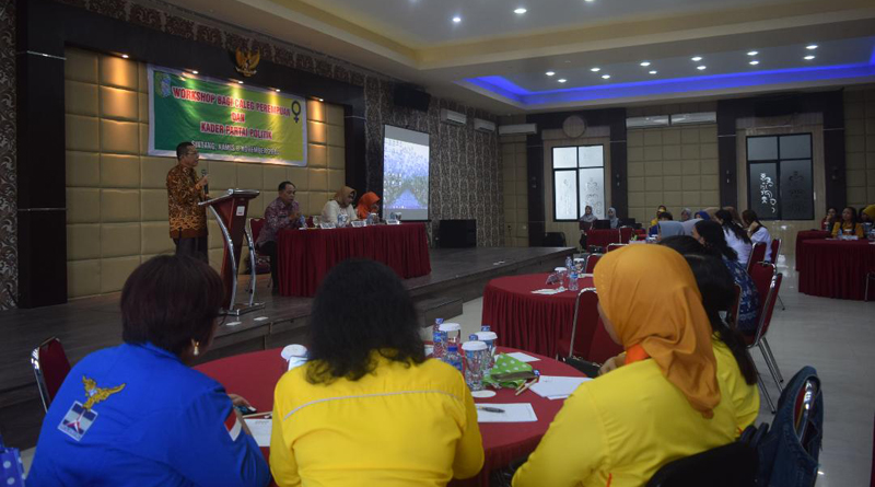 Workshop Bagi Calon Legislatif Perempuan Dan Kader Partai Politik Kabupaten Sintang 