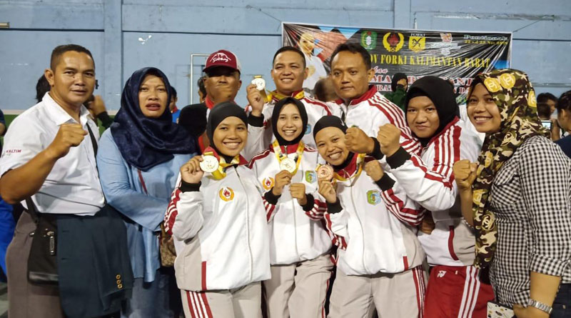 Atlit Karete Kabupaten Sintang Yang Meraih Medali di Porprov Ke XII