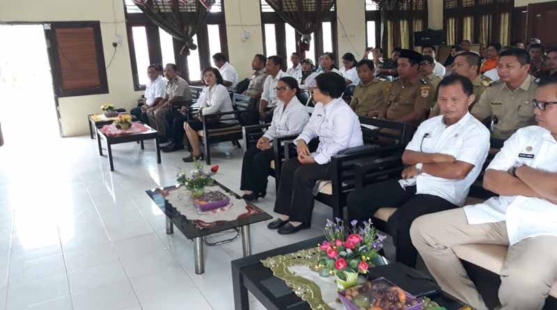 Para kepala instasi pemerintahan di lingkungan Melawi saat menghadiri Musrenbang Kecamatan Nanga Pinoh