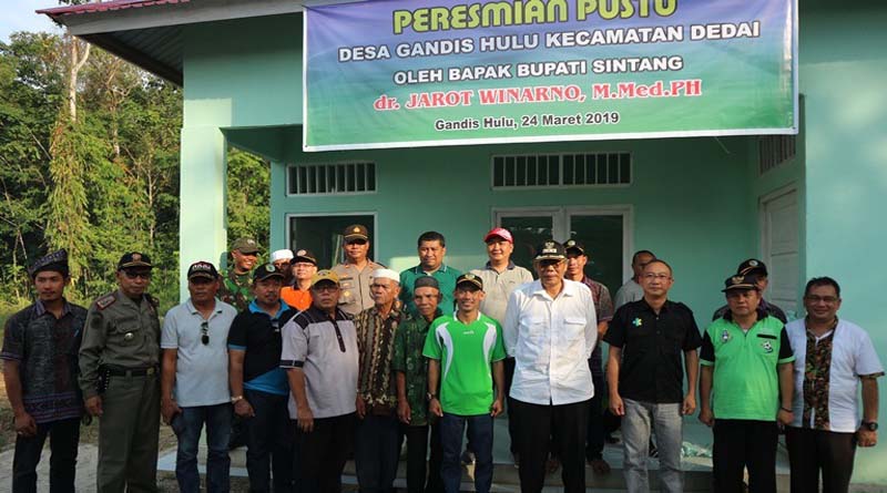 Peresmian Pustu di Gandis Hulu