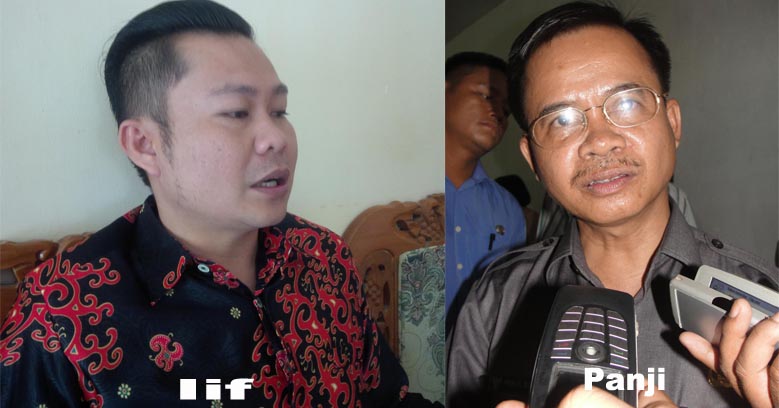Wakil Ketua DPRD Melawi, Iif Usfayadi dan Bupati Melawi, Panji
