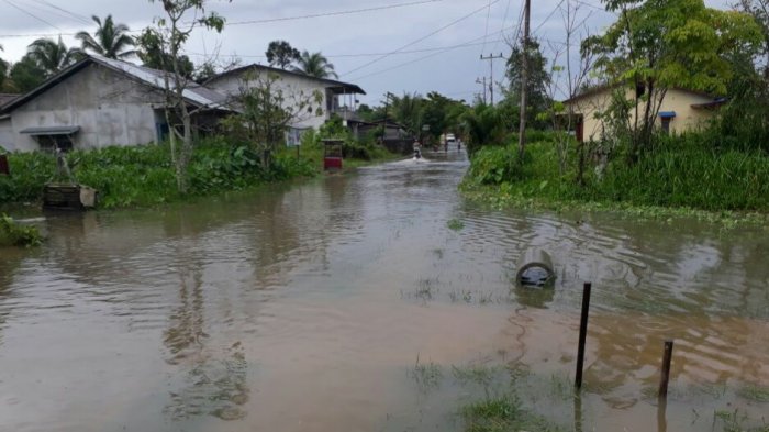 Jalan Cadika Yang di Genangi Oleh Banjir