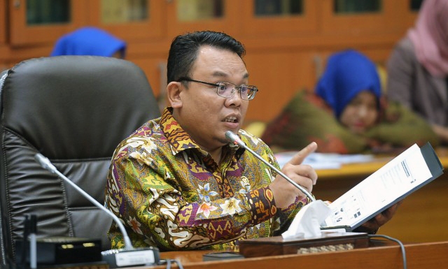 
Anggota Komisi IX DPR RI Saleh Partaonan Daulay. Foto : Andri/Man