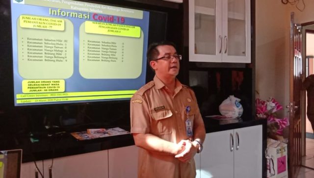 Juru Bicara Gugus Tugas Percepatan Penanganan Covid-19 Kabupaten Sekadau, Henry Alpius