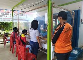 Posko Terpadu Perbatasan melawi-Sintang, sebagai upaya pemutus rantai penyebaran Covid-19. (Ist)
