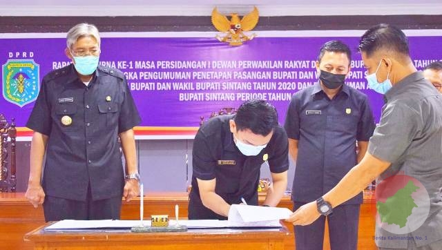 Penetapan Bupati dan Wakil Bupati Terpilih