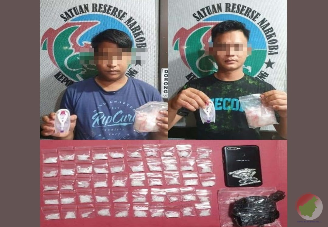 Tersangka dan Barang Bukti Narkoba