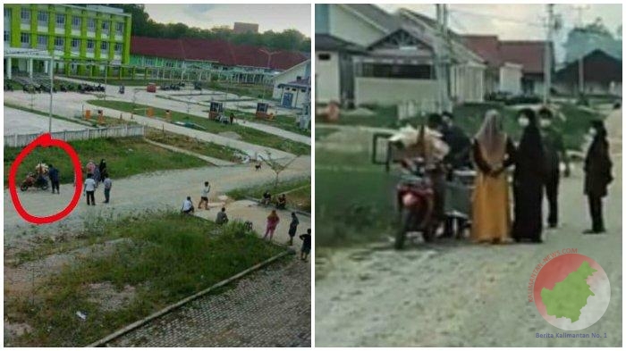 Pedagang Keliling Berjualan di Lokasi Zona Merah Covid-19