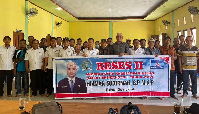 Hikman Sudirman Reses di Desa Tanjung Putar 