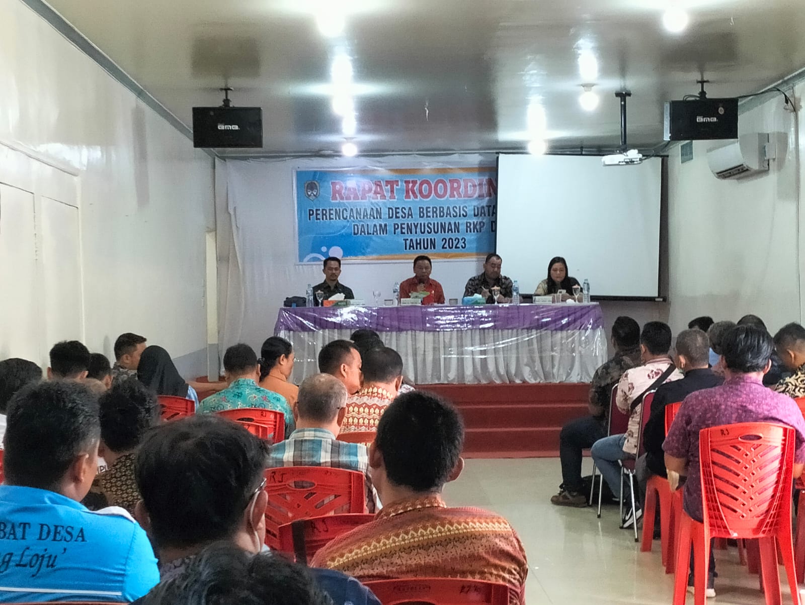 Rakoor Perencanaan Desa Berbasis Data SDGs pada penyusunan RKP Desa Tahun 2023. (Dedi Irawan) 
