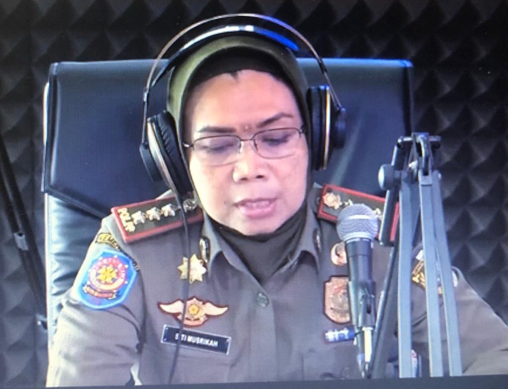 Kepala Satuan Polisi Pamong Praja (Kasatpol PP) Kabupaten Sintang, Siti Musrikah.
