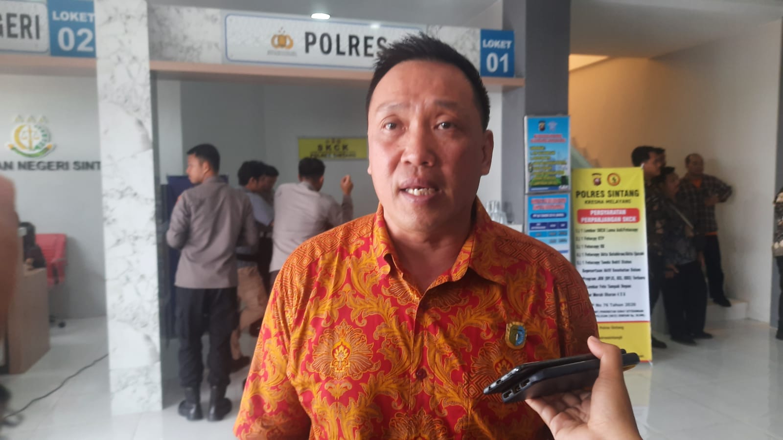 Anggota Dewan Perwakilan Rakyat Daerah (DPRD) Kabupaten Sintang, Liem Hie Soen