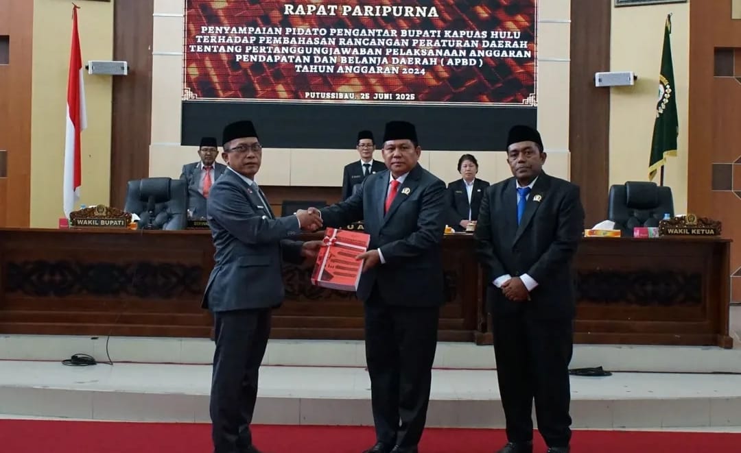 Pemerintah Kabupaten Kapuas Hulu kembali meraih opini Wajar Tanpa Pengecualian (WTP) atas laporan keuangan pemerintah daerah Tahun Anggaran 2024. 