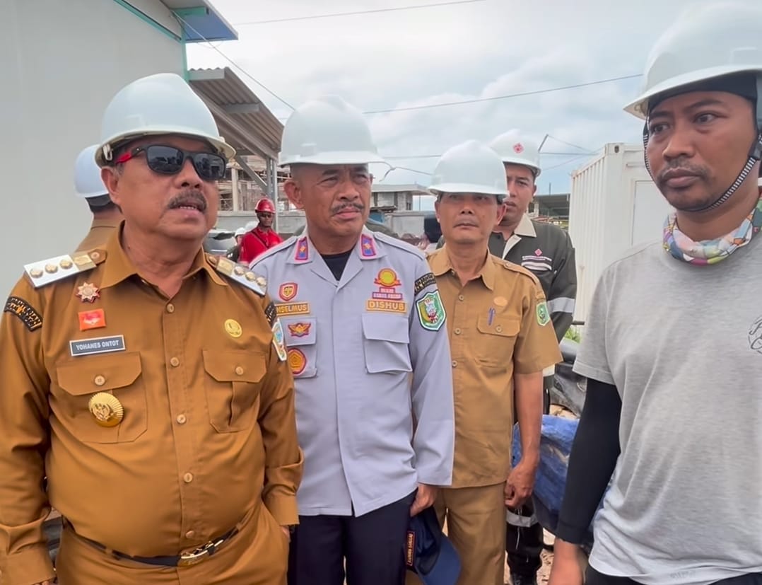 Bupati Sanggau, Yohanes Ontot, melakukan kunjungan kerja ke PT Calang Sejati Indah