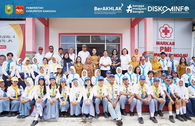 Wakil Bupati Sanggau, Susana Herpen, S.Sos., M.H. menghadiri peringatan Hari Ulang Tahun (HUT) ke-80 Palang Merah Indonesia (PMI) 