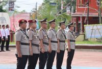 Prosesi Sertijab yangndilaksanakan Polres Melawi di Lapangan Apel Polres Melawi (Ist)