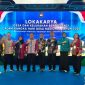Kelurahan Nyarumkup, Kecamatan Singkawang Timur, Kota Singkawang, goro bersama sebelum mengikuti Lokakarya Desa dan Kelurahan Berprestasi dalam rangka Hari Desa Nasional 2026 (Dedi Irawan)