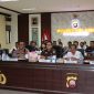 Kapolres Melawi AKBP Harris Batara Simbolon didampingi para Pejabat Utama (PJU) Polres Melawi, Kanit Tipiter Polres Melawi, Kanit PPA & PPO beserta anggota, serta lintas instansi terkait. (Ist)