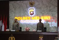 Rapat Koordinasi (Rakor) Fungsi Teknis Binmas dan Bhabinkamtibmas jajaran Polres Melawi. (Ist)