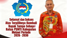 Tumpo yang terpilih kembali secara aklamasi sebagai Ketua PSMTI Kabupaten Melawi. (Dedi Irawan)