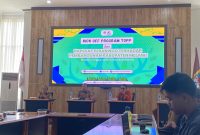 Diskusi Publik yang dilaksanakan di Kantor Bupati Melawi. (Ist)