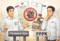 Ilustrasi  Perangkat Desa Lolos PPPK Diminta Pilih Salah Satu Jabatan. 