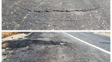 Belum Rampung, Aspal Jalan Tebidah–Bunyau–Serawai Sudah Retak dan Mengelupas