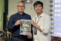 Direktur Perumdam Tirta Melawi, Bambang Setiawan Saat di Kantor Akuntan Publik (KAP) Syarbini Ikhsan dan Rekan