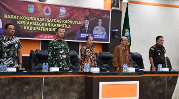 Buka Rakor Satgas Karhutla, Bupati Sintang Ingatkan Seluruh Pihak untuk Selalu Siaga