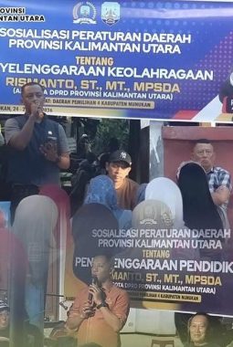 Rismanto Sosialisasikan Perda Keolahragaan dan Pendidikan di Nunukan, Dorong Peningkatan Kualitas SDM Kaltara
